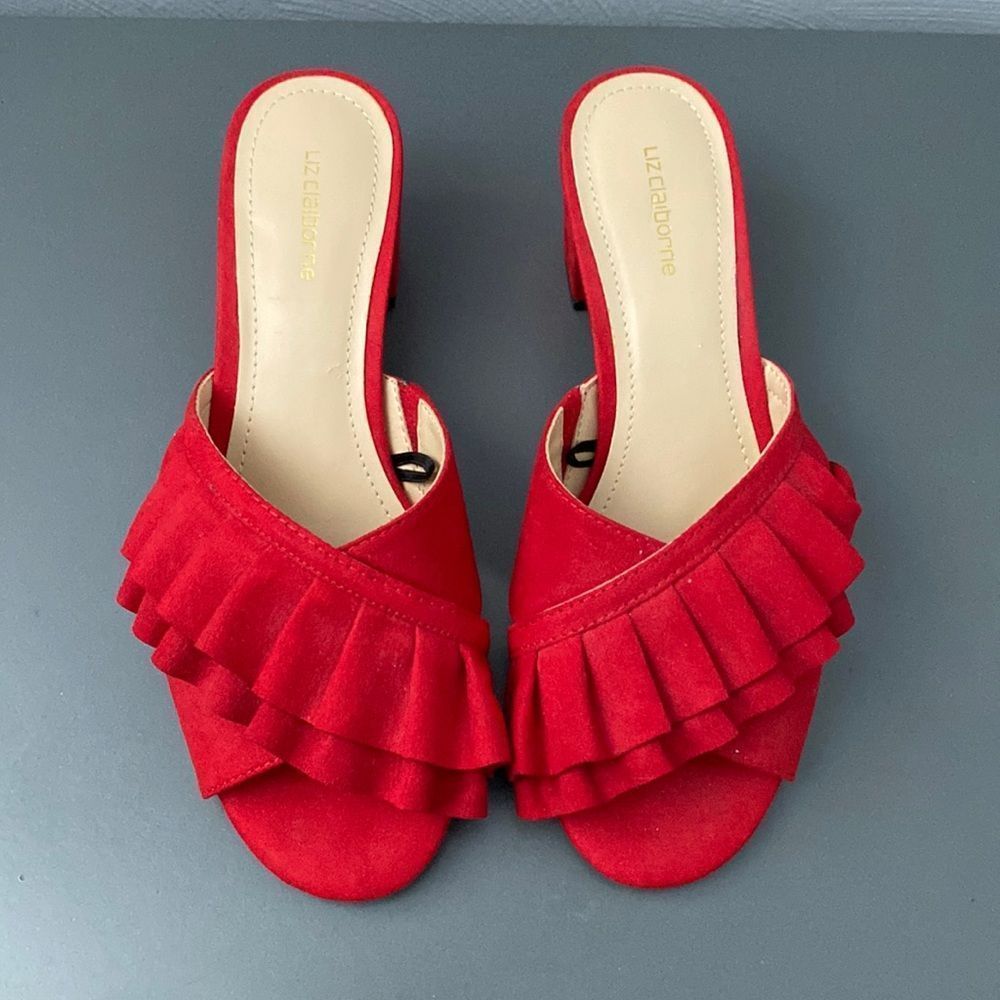 New Liz Claiborne | Erika Red Heels Size 6 1/2
